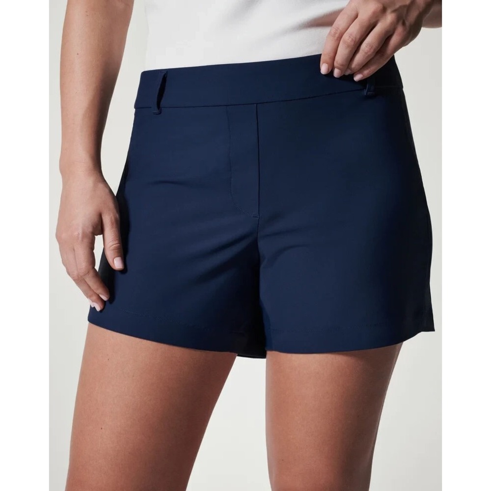 Spanx The Get Moving 4" Shorts Navy Blue Athletic Golf XS 50212R